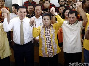 Ketum Golkar Berharap Ahok Maju Pilgub Lewat Parpol