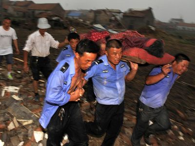 Tornado Landa Jiangsu China, 98 Orang Tewas