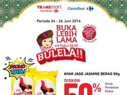 Transmart Carrefour Kembali Buka Lebih Lama