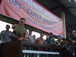 Hasil Operasi Camer Semeru 2016 Dimusnahkan