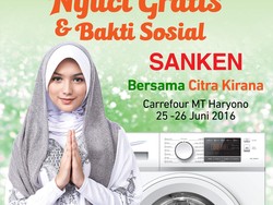 Cuci Gratis dan Promo Mesin Cuci di Transmart Carrefour