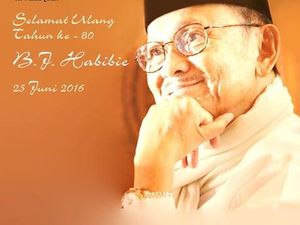 Selamat Ulang Tahun ke-80 Pak Habibie!