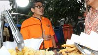 Sandiaga uno Bukber Bersama Warga Pasar Rebo