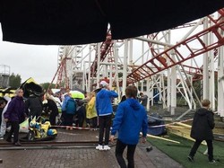 Roller Coaster di Taman Bermain Skotlandia Terbalik, 9 Anak Terluka