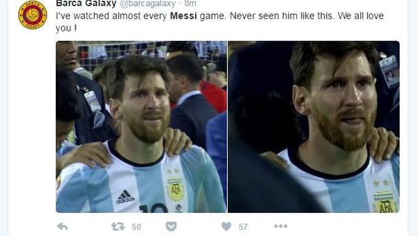Pensiunnya Messi Ditangisi