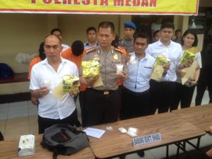 Polisi Bekuk Bandar Narkoba di Medan, 4,8 Kg Sabu Disita