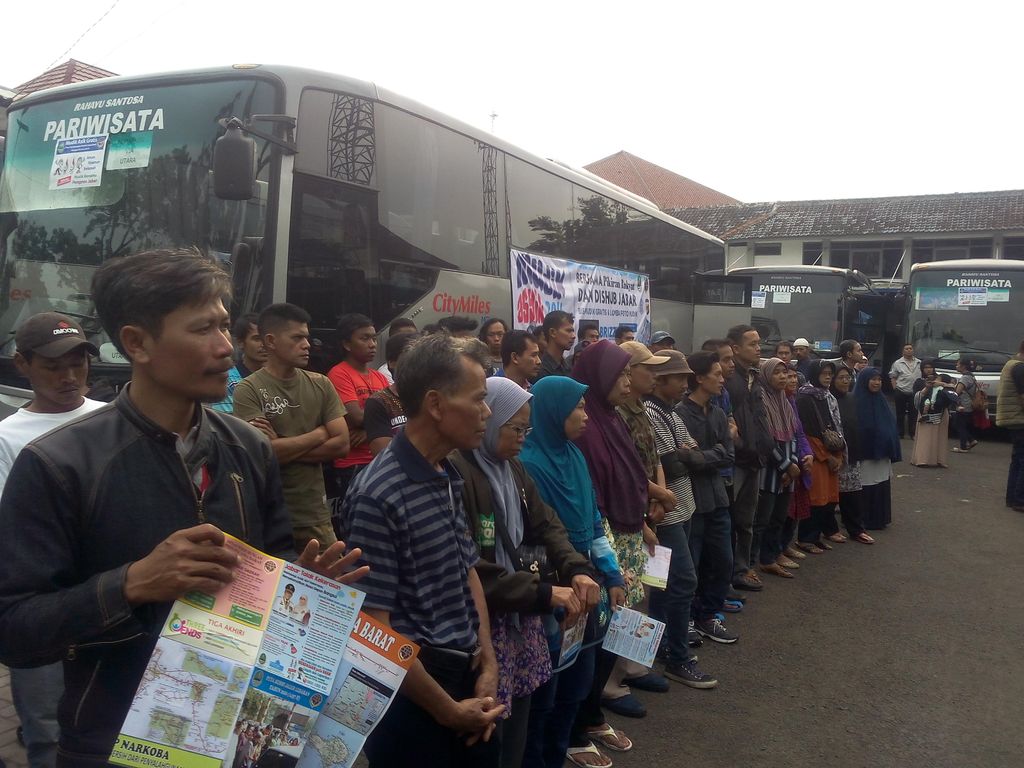Seribu Penumpang Mudik Gratis dari Bandung Serbu Jateng dan Jatim