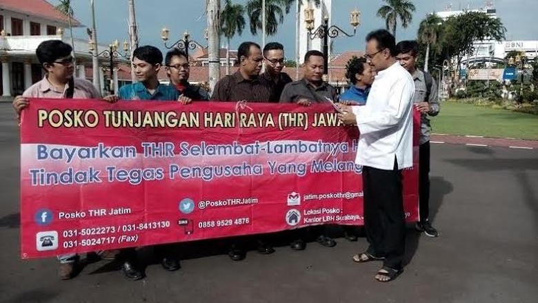 26 Perusahaan Swasta dan 2 BUMN di Jatim Tak Bayar THR