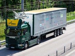 Mirip KRL, Swedia Uji Truk Listrik dengan Kabel di Atasnya