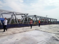 Jembatan Sipait di Pekalongan Bisa Dilewati Pemudik Besok Malam
