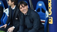Vincenzo Montella punya perjalanan yang oke bersama Sampdoria. Dia membuat 98 penampilan dengan 61 gol dan kemudian hijrah ke AS Roma dengan meraih gelar Scudetto. (Foto: Getty Images/Getty Images)