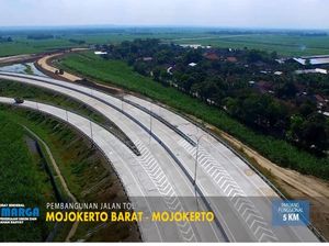 Tol Mojokerto Barat Dibuka 5 Km untuk Mudik, Ini Penampakannya