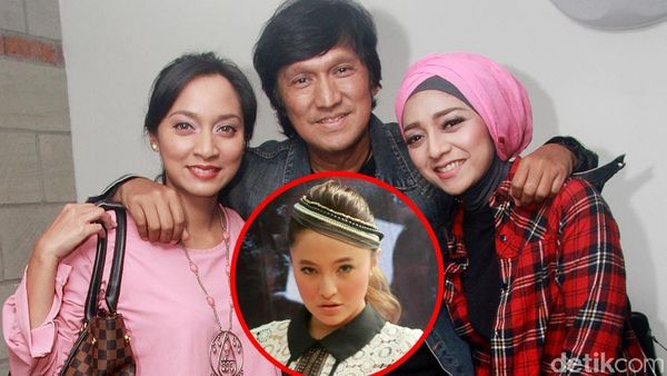 Ikang Fawzi dan Dua Putrinya, Marshanda Tampak Fierce