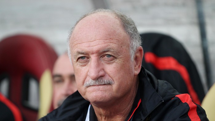 Luiz Felipe Scolari GUANGZHOU, CHINA - MAY 03: Coach Luiz Felipe Scolari of Guangzhou Evergrande during the AFC Asian Champions League match between Guangzhou Evergrande FC and Sydney FC at Tianhe Stadium on May 3, 2016 in Guangzhou, China. (Photo by Zhong Zhi/Getty Images)