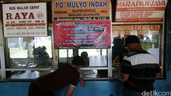 H-6 Terminal Pulo Gadung Relatif Sepi Pemudik