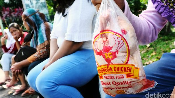Warga Pasar Minggu Antre Daging Murah