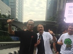 Jalan Kaki dari Bursa Efek ke Pondok Indah, Dirut BEI: Janji Harus Ditepati