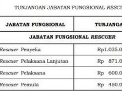 Pemerintah Beri Tunjangan PNS Rescuer Rp 450 Ribu-Rp 1,035 Juta Per Bulan