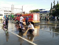 Cling! Begini Kondisi Terminal Cicaheum Usai Dibersihkan Tim Gabungan