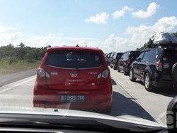 Macet Parah Jelang Exit Palimanan, Laju Kendaraan di Bawah 5 Km/Jam