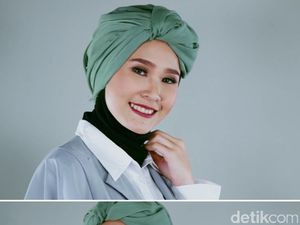 Tutorial Hijab Turban untuk Tampil Formal di Hari Raya
