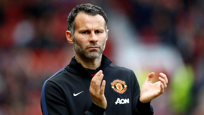 Ryan Giggs Manchester United's interim manager Ryan Giggs reacts during their English Premier League soccer match against Hull City at Old Trafford in Manchester, northern England May 6, 2014. REUTERS/Darren Staples/File Photo FOR EDITORIAL USE ONLY. NOT FOR SALE FOR MARKETING OR ADVERTISING CAMPAIGNS. NO USE WITH UNAUTHORIZED AUDIO, VIDEO, DATA, FIXTURE LISTS, CLUB/LEAGUE LOGOS OR