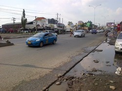 Rob di Pantura Semarang Kering, Lalu Lintas Lengang