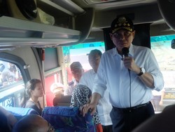 Lepas 25 Ribu Pemudik Motor, Menteri Jonan Ingatkan Sopir Jangan Ngebut