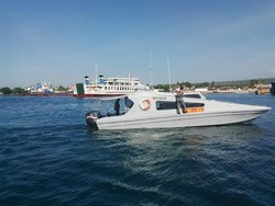 Kapal Petugas Gabungan Patroli Selat Bali