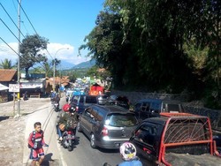 Limbangan Padat, Polres Bandung Sudah 7 Kali Berlakukan Sistem One Way