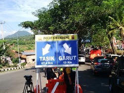 Jalur Nagreg Jabar Padat Pagi ini