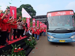Ribuan Pemenang Lelang Mudik Telkomsel Diberangkatkan
