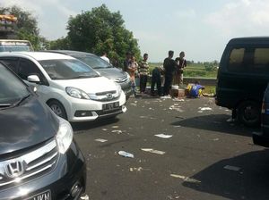 Begini Penampakan Sadisnya Macet di KM 219 Tol Kanci-Pejagan