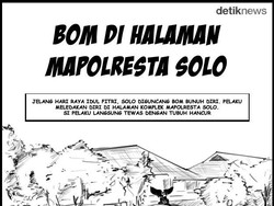 Bom di Halaman Mapolresta Solo