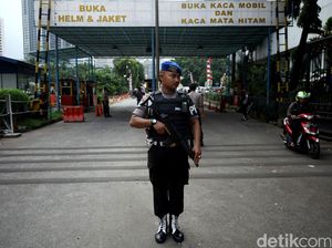 Pengamanan di Mapolda Metro Jaya Diperketat