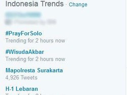 Giliran #PrayForSolo Ramaikan Twitter