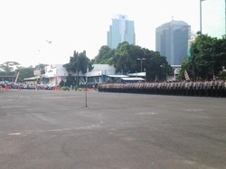 Gelar Apel Malam Takbiran, Kapolda Metro Minta Personel Jaga Keamanan Warga