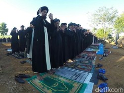 Jamaah An-Nadzir di Gowa Sulsel Salat Idul Fitri Hari Ini