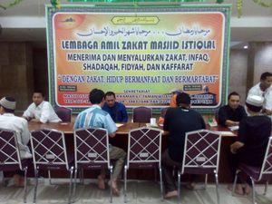 Uang Zakat yang Diterima Masjid Istiqlal Sudah Capai Rp 350 Juta