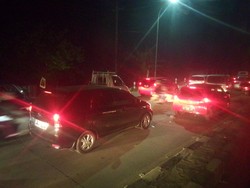Bulakamba-Tegal 12 Jam, Banyak Pemudik Masih Terjebak Macet di Malam Takbiran