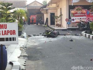 Polisi yang Cegat Pelaku Bom Bunuh Diri di Mapolresta Solo Alami Luka di Wajah