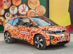 Bikin Lapar, BMW i3 Ini Jadi Mobil Spaghetti