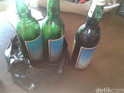 Jelang Malam Takbiran Polres Cimahi Ciduk 5 Pemuda yang Pesta Miras