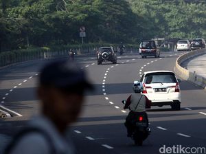 Jalanan Jakarta Lengang di Hari Lebaran