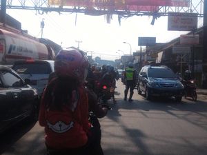 Jalur Cibiru Bandung Direkayasa Sambut Pemudik
