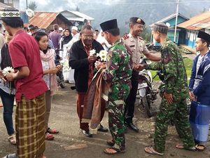 Begini Rukunnya Umat Kristen dan Islam di Ilaga Papua Saat Idul Fitri