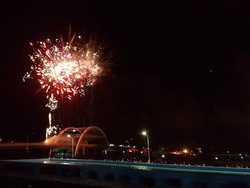 Jembatan Suroboyo Siang ini Dioperasikan, Air Mancurnya Menyala Setiap Sabtu