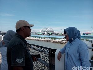 Durasi Air Mancur Menari di Area Jembatan Suroboyo akan Dibatasi