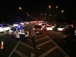 Polisi Berlakukan Contraflow ke Arah Jakarta di KM 65-41 Tol Cikampek