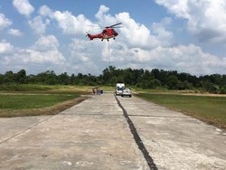 Satgas Udara: Taman Nasional Tesso Nilo di Riau Sengaja Dibakar